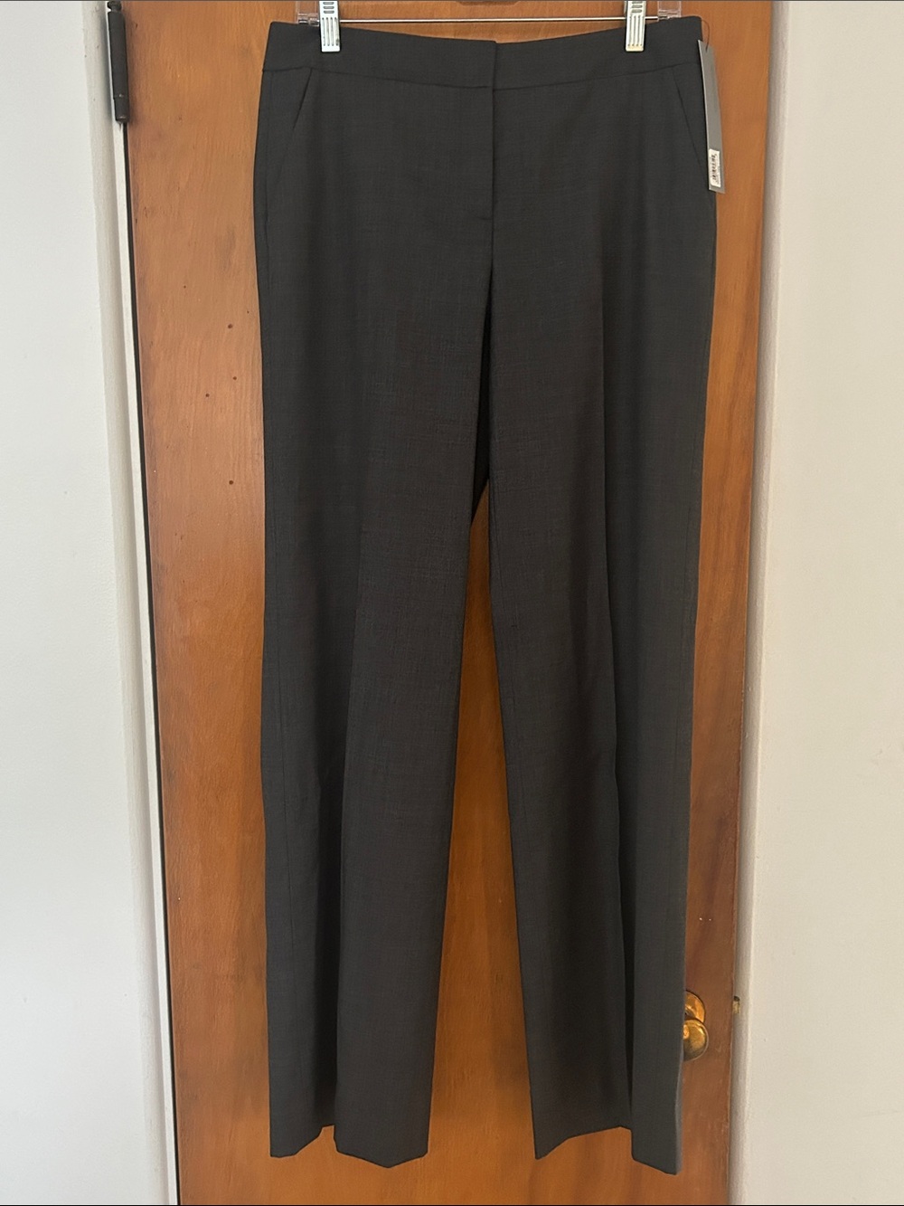 Classiques Entier Women's Straight-Leg Dress Trousers With Front Pockets